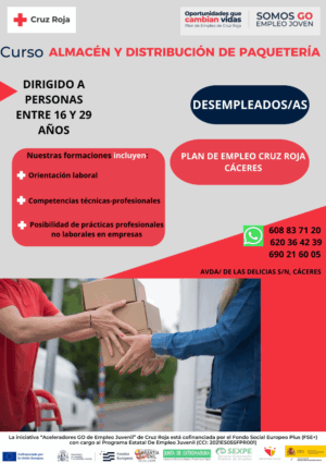 CARTEL ALMACÉN Y DISTRIBUCIÓN DE PAQUETERÍA