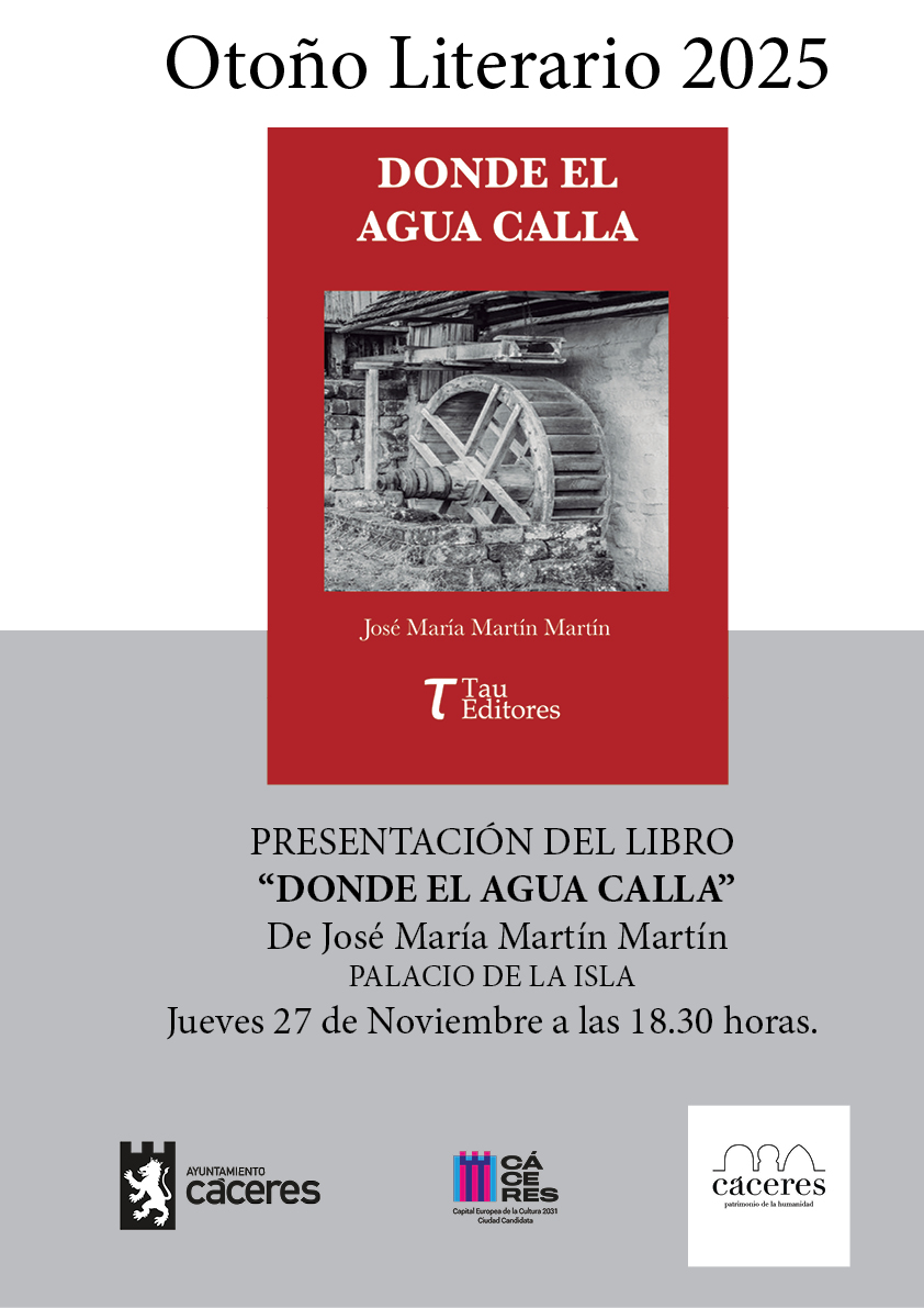 Presentación del libro “Donde el agua calla”