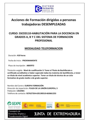 CARTEL HABILITACIÓN DOCENTE