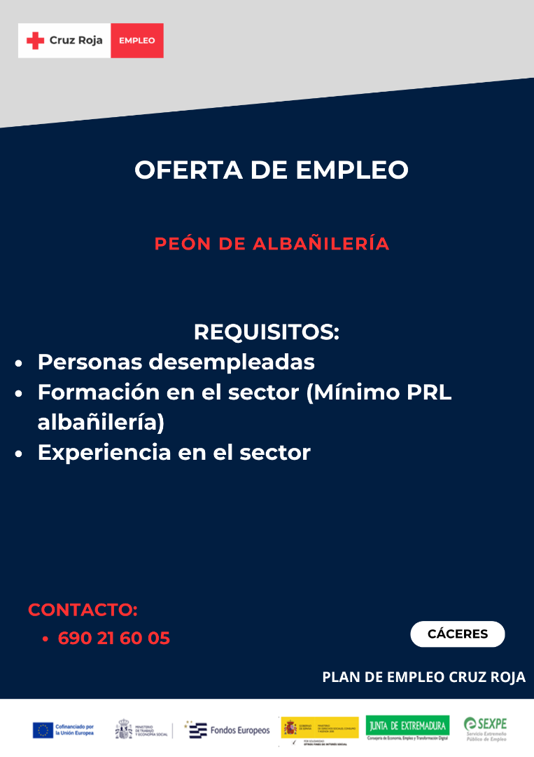 OFERTA PEON OFERTA PEON